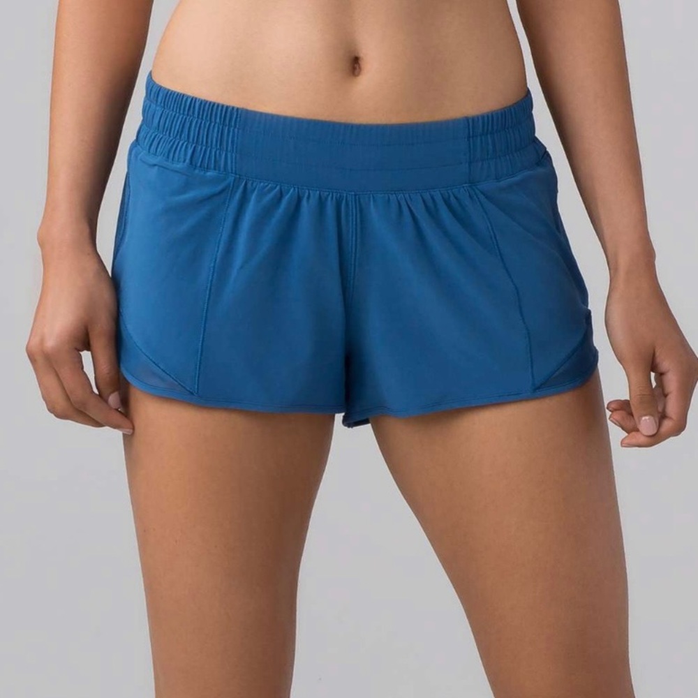 Blue Lululemon Hotty Hot Short 2.5”